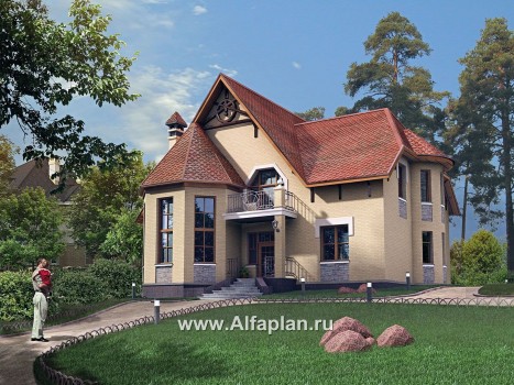 Проекты домов Альфаплан - «Консул» - изящный дом для солидных людей - превью дополнительного изображения №1