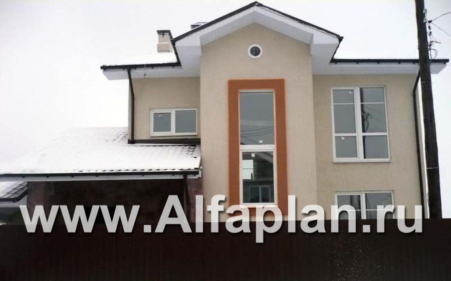 Проекты домов Альфаплан - «Скандинавия» - современный коттедж с удобной планировкой - дополнительное изображение №2